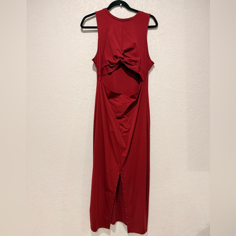 Open Edit Red Sleeveless Dress